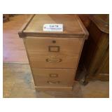 Oak File Cabinet