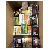 21 boxes, mostly full