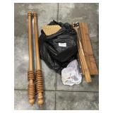 Blinds, drapes, draper wooden poles