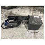 Sony camcorder, Bose soundbar, Bose Bass Module