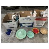 Plates, Bowls, Platter, Glassware, Fiesta