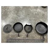 Cast Iron Skillets, 1 Cast Iron Top