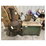 Metal Pit & Wood Storage