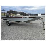 Monark Pro 160 Aluminum Boat with Trailer