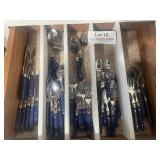 Blue Handled Silverware