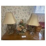 Wood Base lamps & more