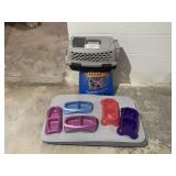 Pet Carrier, Bowls, Rugs & more