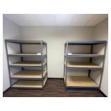 2 Sets Metal Shelving