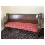 Beautiful Ornate Church Pew