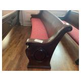 Beautiful Ornate Church Pew