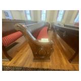 Beautiful Ornate Church Pew