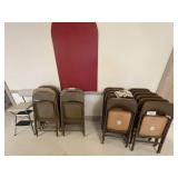 Metal Folding Chairs, Step Stool & more