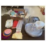 Crochet & Asst. Serving Pieces