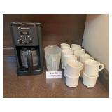 Cuisinart Coffee Maker & Mugs