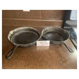 2 - Cast Iron Skillets