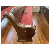 Beautiful Ornate Church Pew