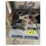 PALLET OF WELL HEADS