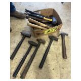 BOX OF HAMMERS