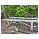 3 PIECES OF 9 5/8" PIPE, 1 PIECE 8ï¿½