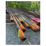 4 ï¿½" PIPE, 9 JOINTS
