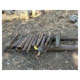 STACK OF ANTIQUE CABLE TOOLS