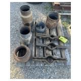 ASSORTED CHANGE OVERS AND PIPE CLAMPS