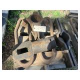 4" CASING TOOLS, CLAMPS, BALE AND ELEVATOR