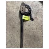 LARGE SET OF CHAIN TONGS