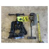 PIPE VICE AND RIGID CUTTERS UP TO 1/8" TO 1 ï¿½"