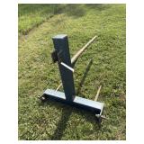 3pt hitch heavy duty hay spear