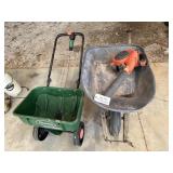 Rolling Spreader, Wheelbarrow & more