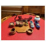 Vintage Glass Swan, Candles & More