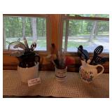 Jars & Kitchen Utensils