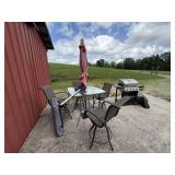 Picnic Table & chairs, Grill & more