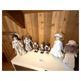 Collection of Porcelain Dolls
