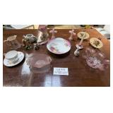 Assorted Pink Floral & Easter Themed Items