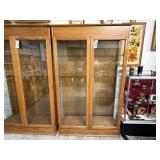 Oak Display Cabinet