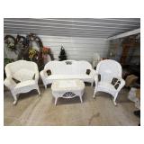 4 Piece Wicker Set