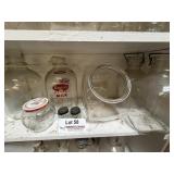 Glass Milk Jugs/Cookie Jar & More