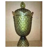 Fenton Hobnail candy dish