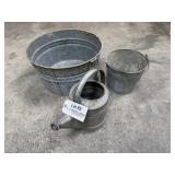 Aluminum Tub, Bucket & Water Can