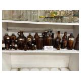 Asst. Collection of Brown Bottles