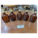 1976 Log Cabin Syrup Bottles