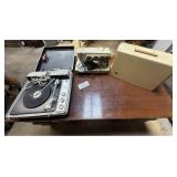 Singer Sewing Machine & Record Player