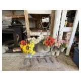 Woman & Children Garden Figures
