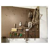 Pulleys & Assortment of Tools