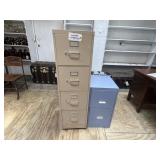 Pair Of Metal File Cabinets