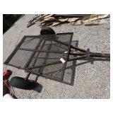 Small metal tractor