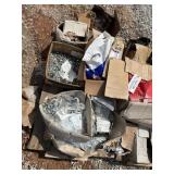 Pallet of nuts & bolts  new