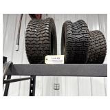 5-lawnmower tires, 2 hydraulic hoses, scag seat